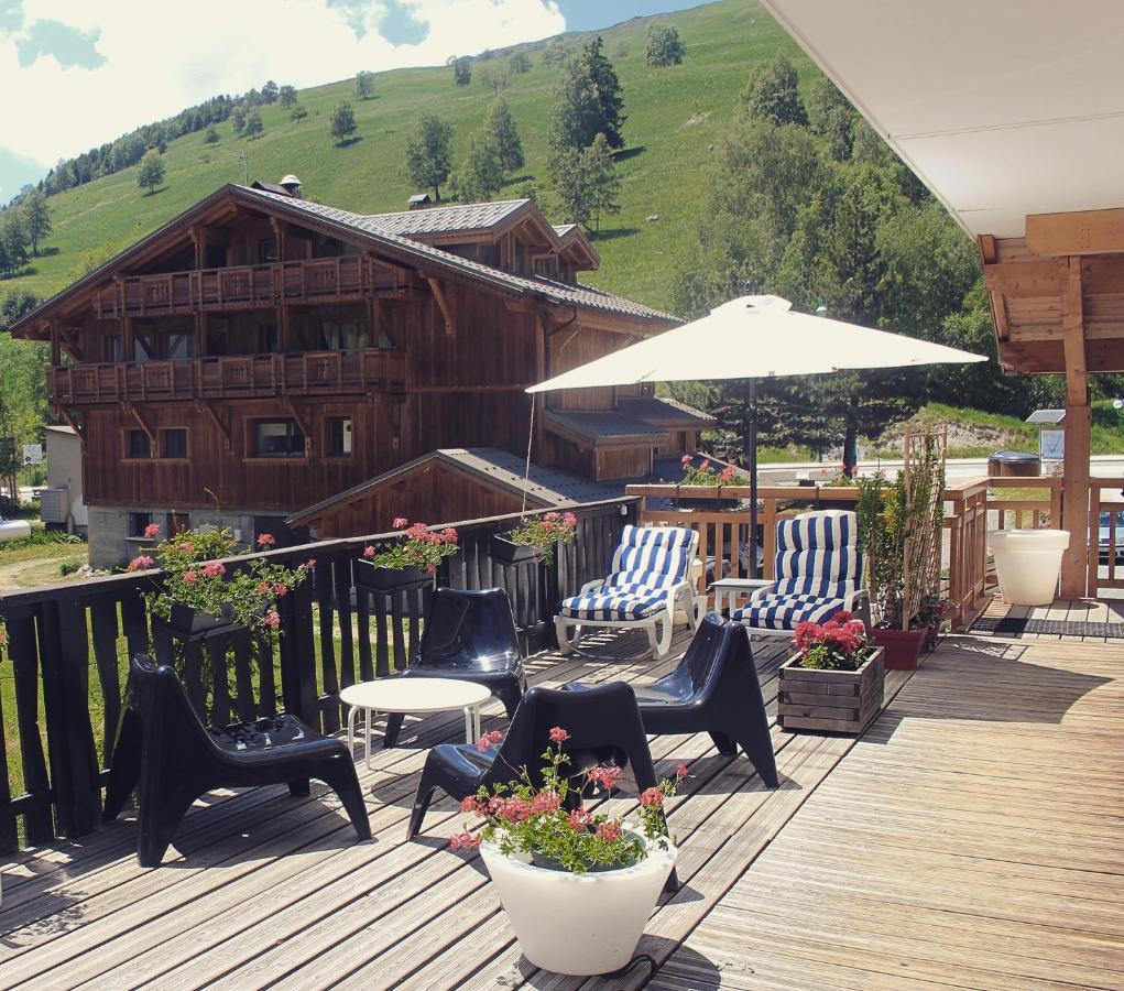 Hotel Valentin Pied Des Pistes レ・デュー・アルプ エクステリア 写真